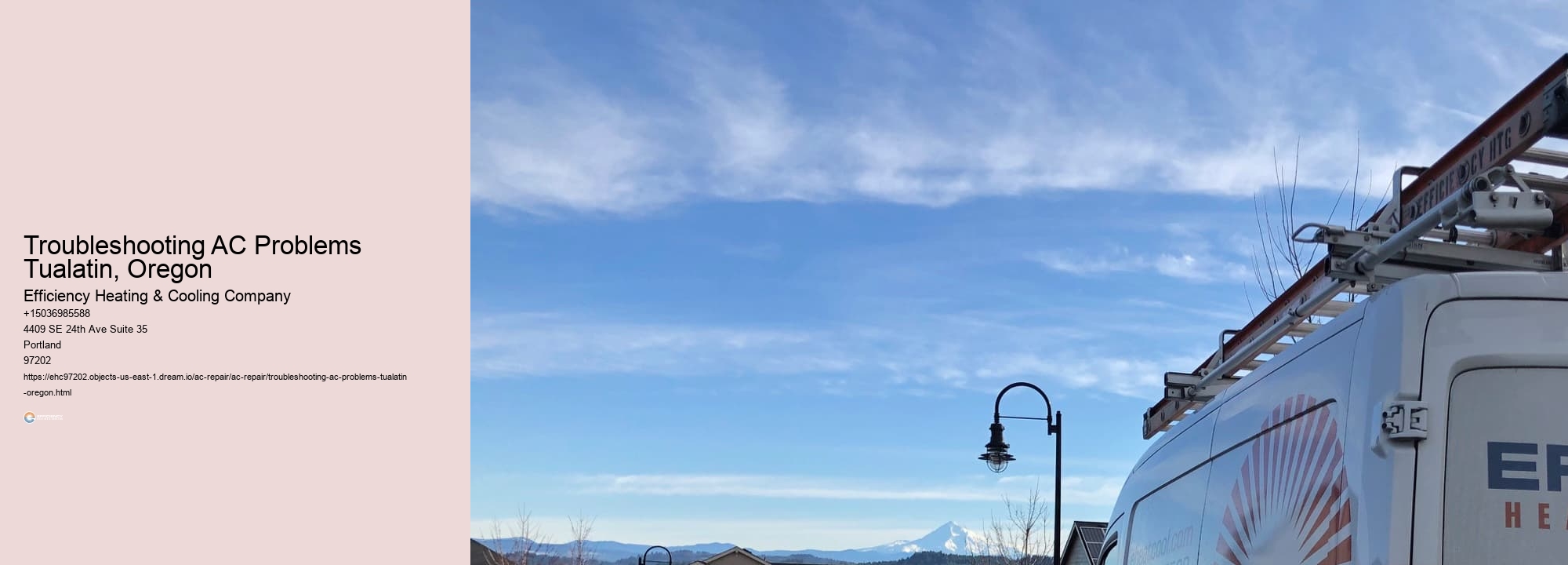 Troubleshooting AC Problems Tualatin, Oregon